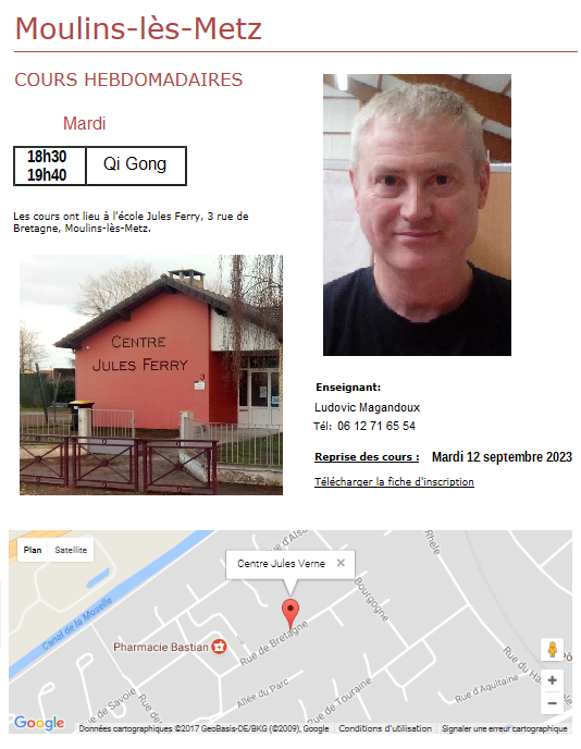 Modif site adtao cours moulins les metz